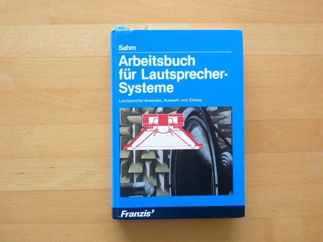 Arbeitsbuch fur Lautsprecher systeme, Heinz Sahm, Overige merken, Ophalen of Verzenden, Zo goed als nieuw, Center speaker