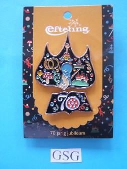 70 jaar Efteling nr. EPP443-01 t/m EPP444-01, Ophalen, Nieuw, Button of Speldje