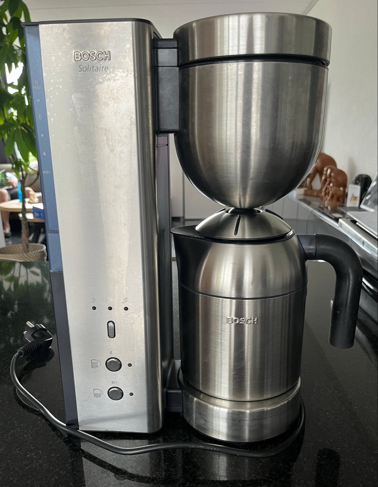 Bosch Solitaire Koffiezetapparaat met Thermoskan, Ophalen, Afneembaar waterreservoir, Gebruikt, Koffiemachine