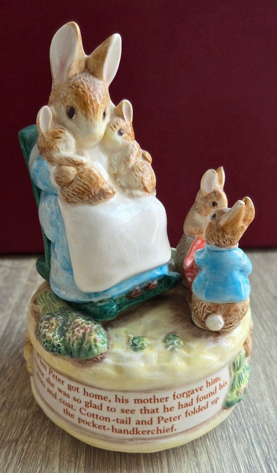 Beatrix Potter Muziekdoos: Moeder Konijn & Peter, Verzamelen, Ophalen of Verzenden, Zo goed als nieuw