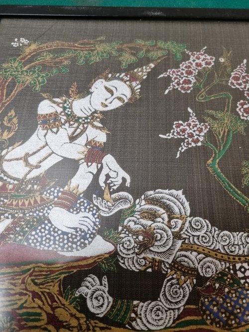 schilderij prent indonesische voorstelling, Ophalen of Verzenden, 'T Olde Gre-j, Info@toldegrej.nl, Endepoelstraat 20f Didam