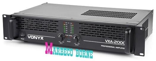 PA Versterker,amplifier Von2000 III 2x1000W, Bridged 2000W, Vonyx, Nieuw, Info@marbeco.nl, Overige instrumenten