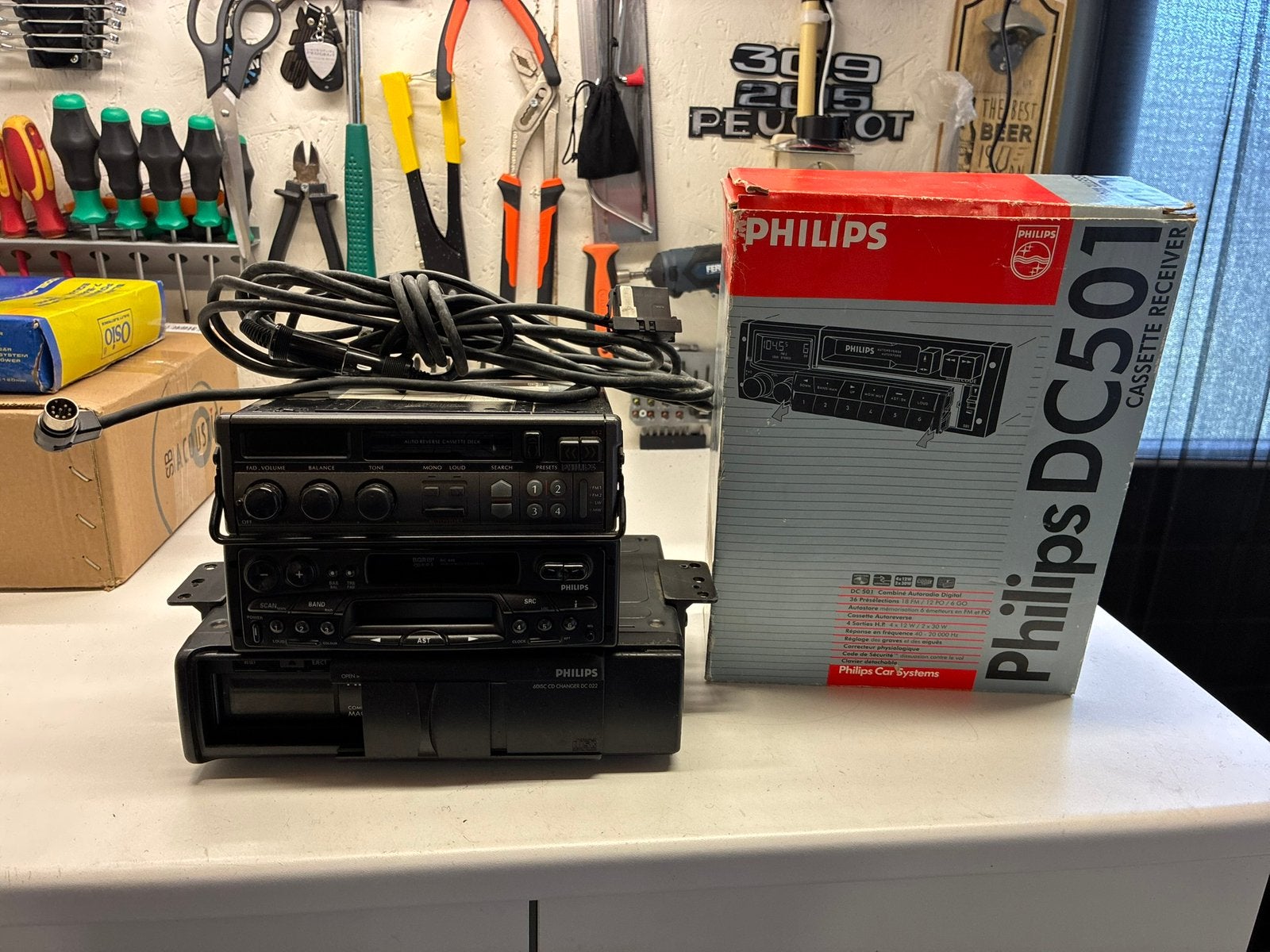 Philips radio’s en set opbouwspeakers, Ophalen of Verzenden, Zo goed als nieuw