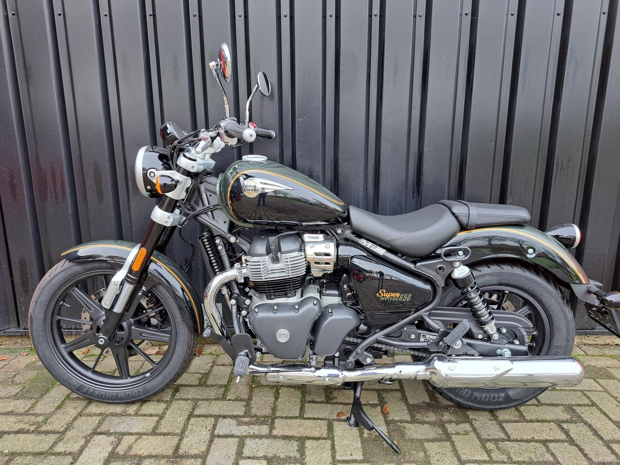 Royal Enfield Super Meteor 650, LED Verlichting, 648 cc, Chopper, Bedrijf