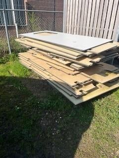 Gebruikt trespa, Doe-het-zelf en Verbouw, Platen en Panelen, Ophalen, Gebruikt, Overige materialen, Minder dan 20 mm