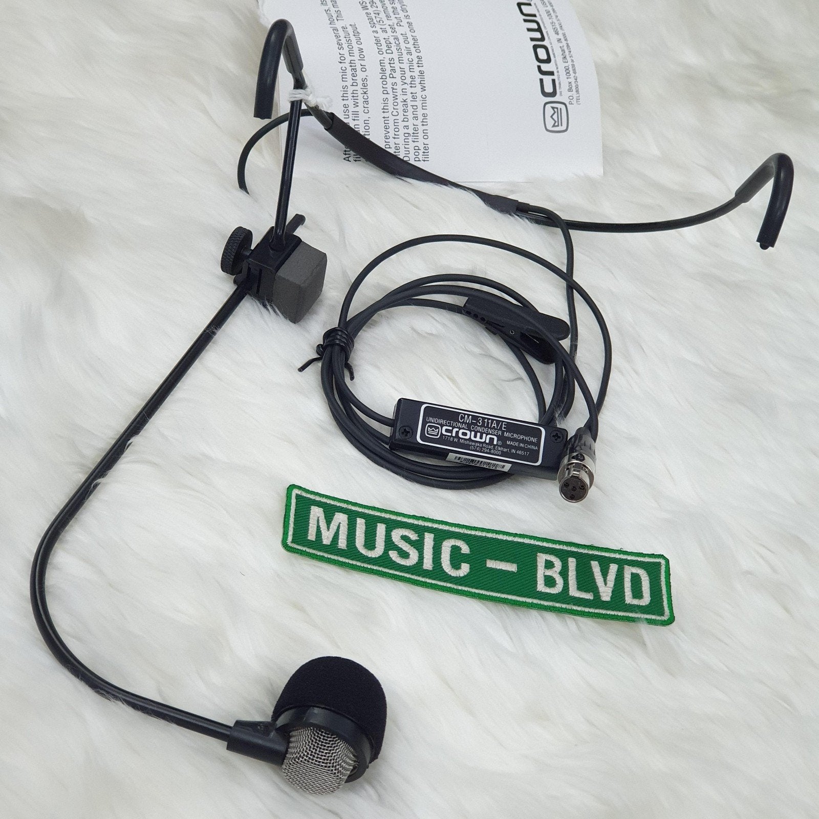 Defecte / kapotte Crown of AKG CM311 headset microfoon, Ophalen of Verzenden, Zangmicrofoon