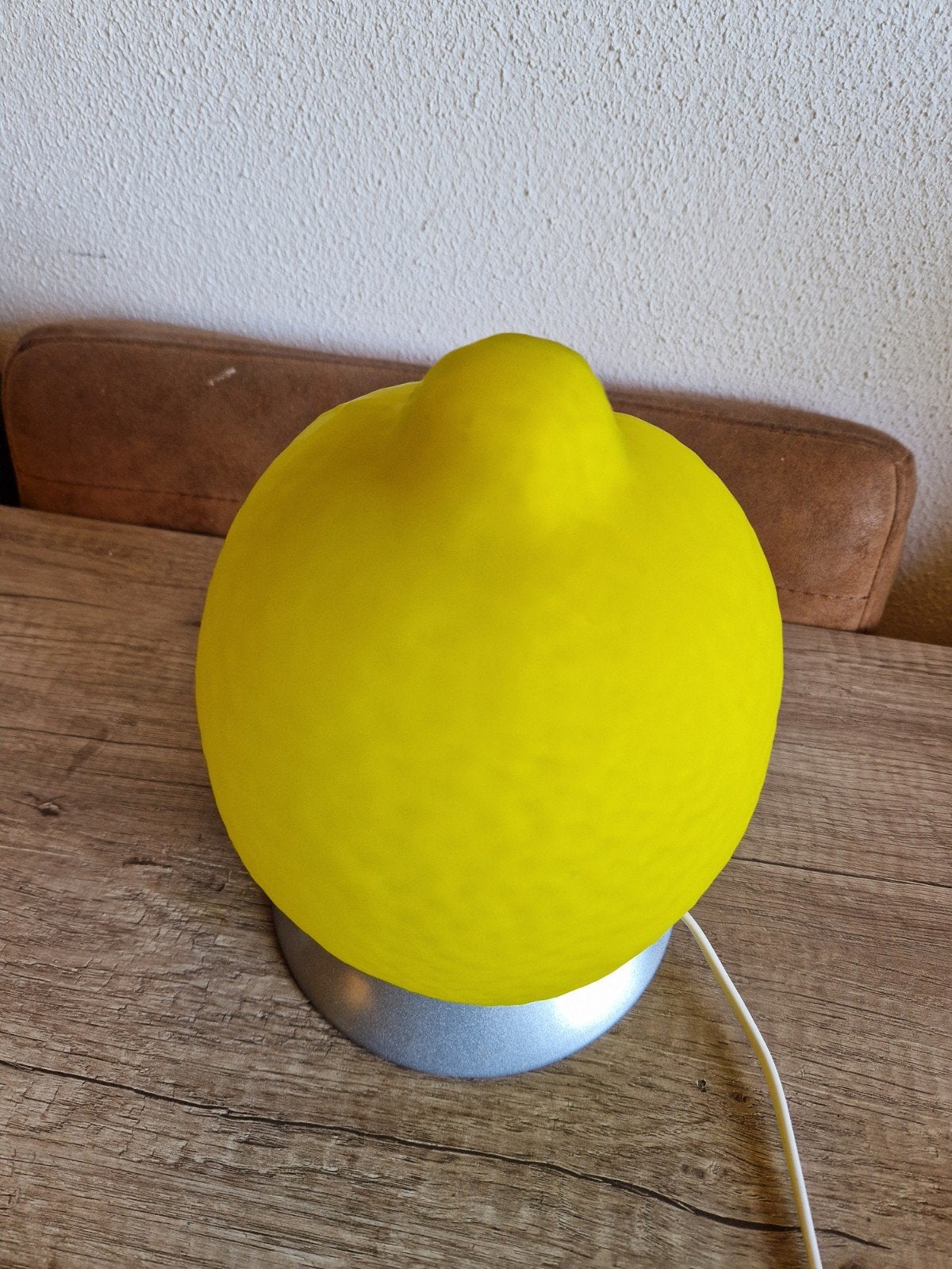 IKEA Zeldzame vintage citroenvormige tafellamp, Ophalen, Zo goed als nieuw