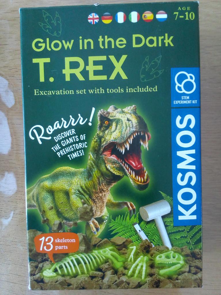 Kosmos Glow in the Dark T-Rex, Kinderen en Baby's, Speelgoed | Actiefiguren, Nieuw, Ophalen of Verzenden
