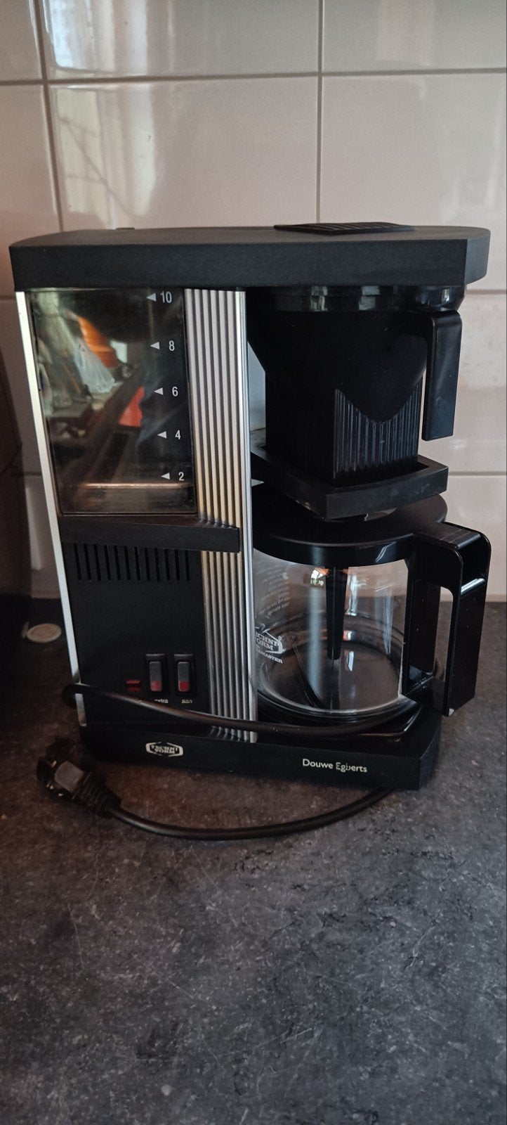 Douwe Egberts Technivorm Moccamaster Koffiezetapparaat, Witgoed en Apparatuur, Ophalen, Gebruikt, 10 kopjes of meer, Koffiemachine