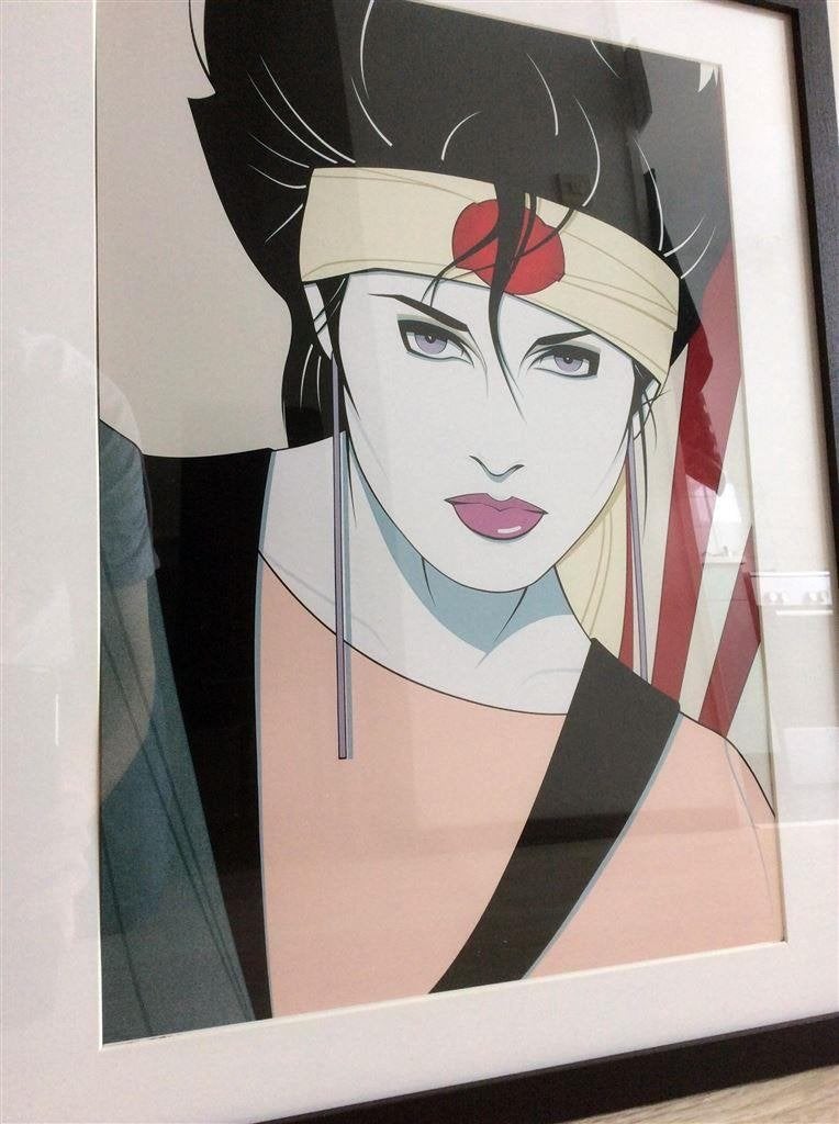 40x50cm Pop Art Patrick Nagel Sushi Girl Affiche Poster, Verzenden, Nieuw, A1 t/m A3, Film en Tv
