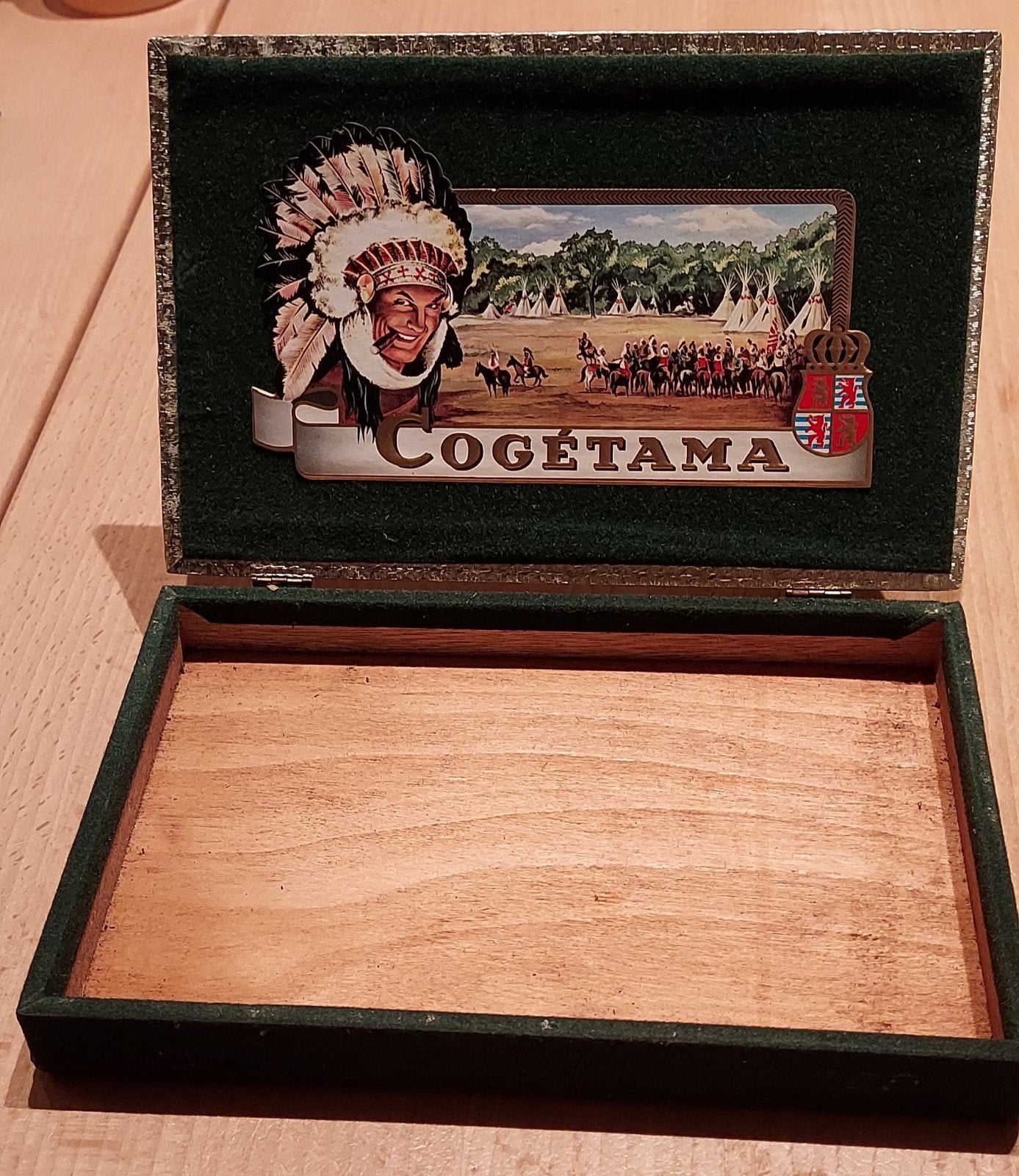 Prachtig Vintage Cogétama Sigarenkistje – Jaren '50/'60, Verzamelen, Rookartikelen, Aanstekers en Luciferdoosjes, Ophalen of Verzenden