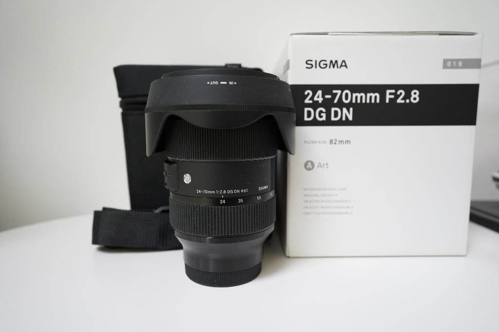 Sigma 24-70 mm f2.8 DG DN Art in absolute nieuwstaat /Sony E, Audio, Tv en Foto, Fotografie | Lenzen en Objectieven, Ophalen, Zo goed als nieuw