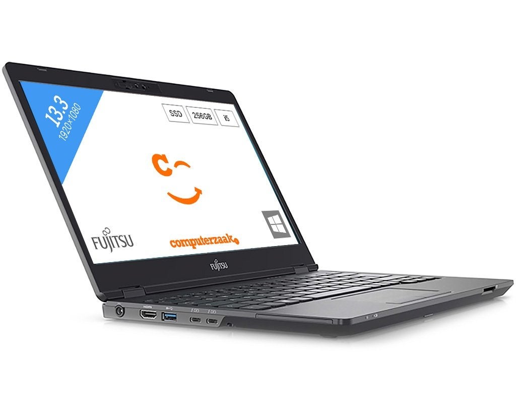 Fujitsu LifeBook U7311/Intel Core i5/8GB/256GB/Windows 11, Ophalen, 256 GB, 2 tot 3 Ghz, Qwerty