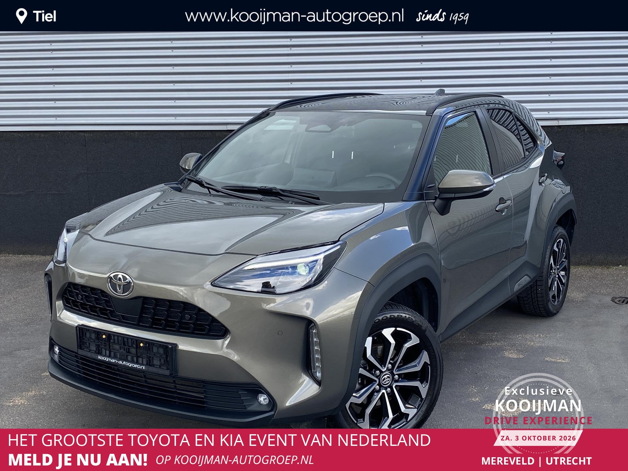 Toyota Yaris Cross 1.5 Hybrid 115 First Edition Stoel- & stu, Stof, Gebruikt, Euro 6, 1165 kg