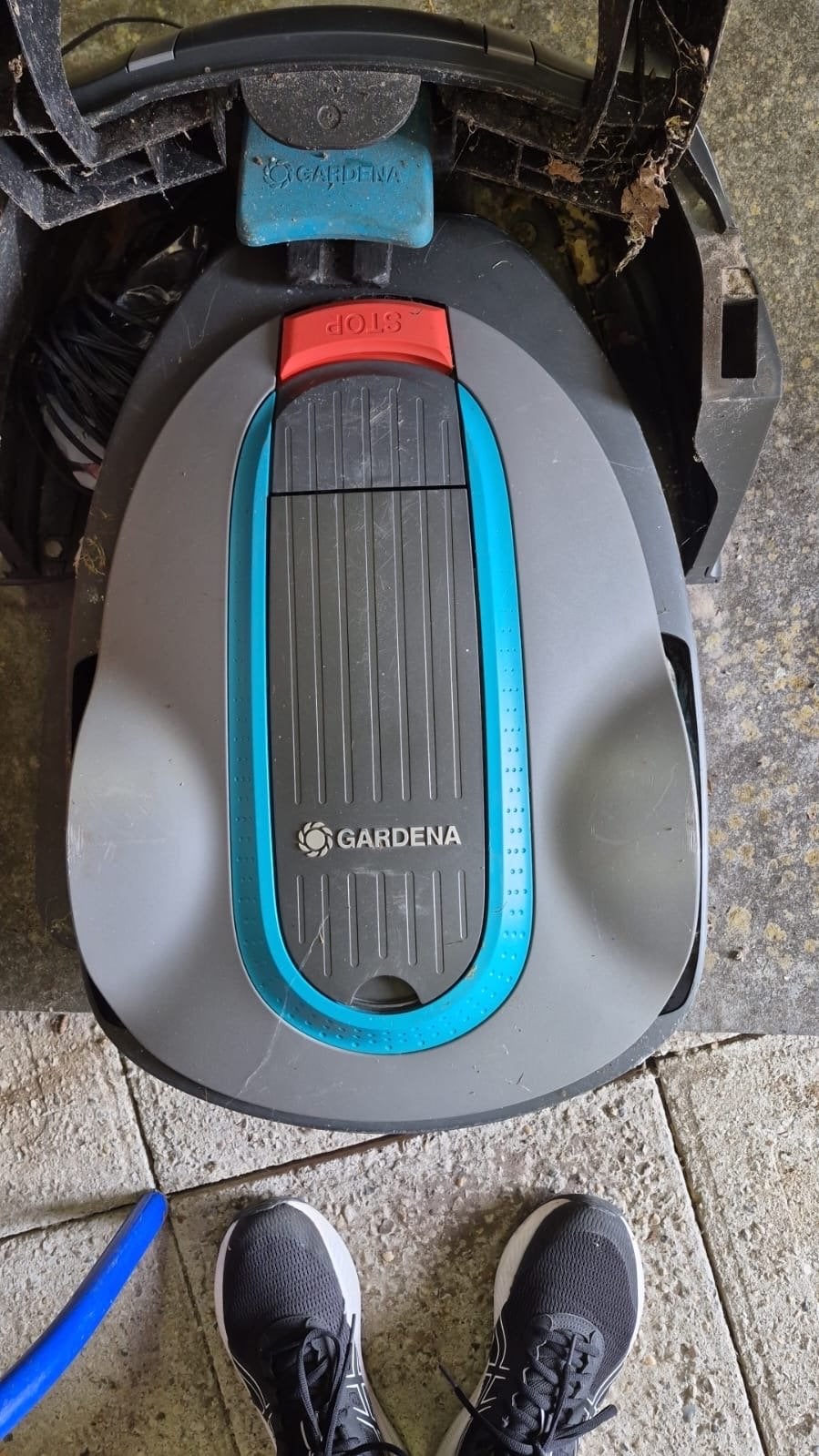Gardena Sileno City robotmaaier met alle toebehoren en huisj, Ophalen, Gebruikt, Minder dan 20 cm