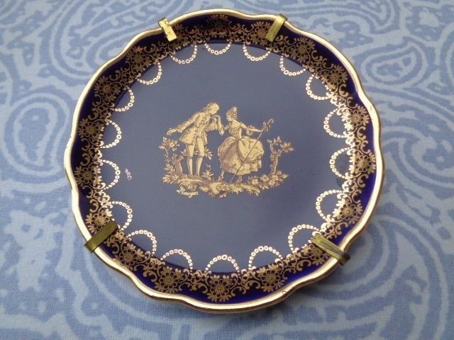 Limoge France Sierbordje met ophanging, Ophalen of Verzenden