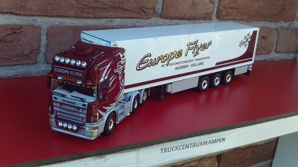 WSI  Scania  R4  Topline  van  Europe  Flyer., Ophalen of Verzenden, Nieuw, Bus of Vrachtwagen, Wsi