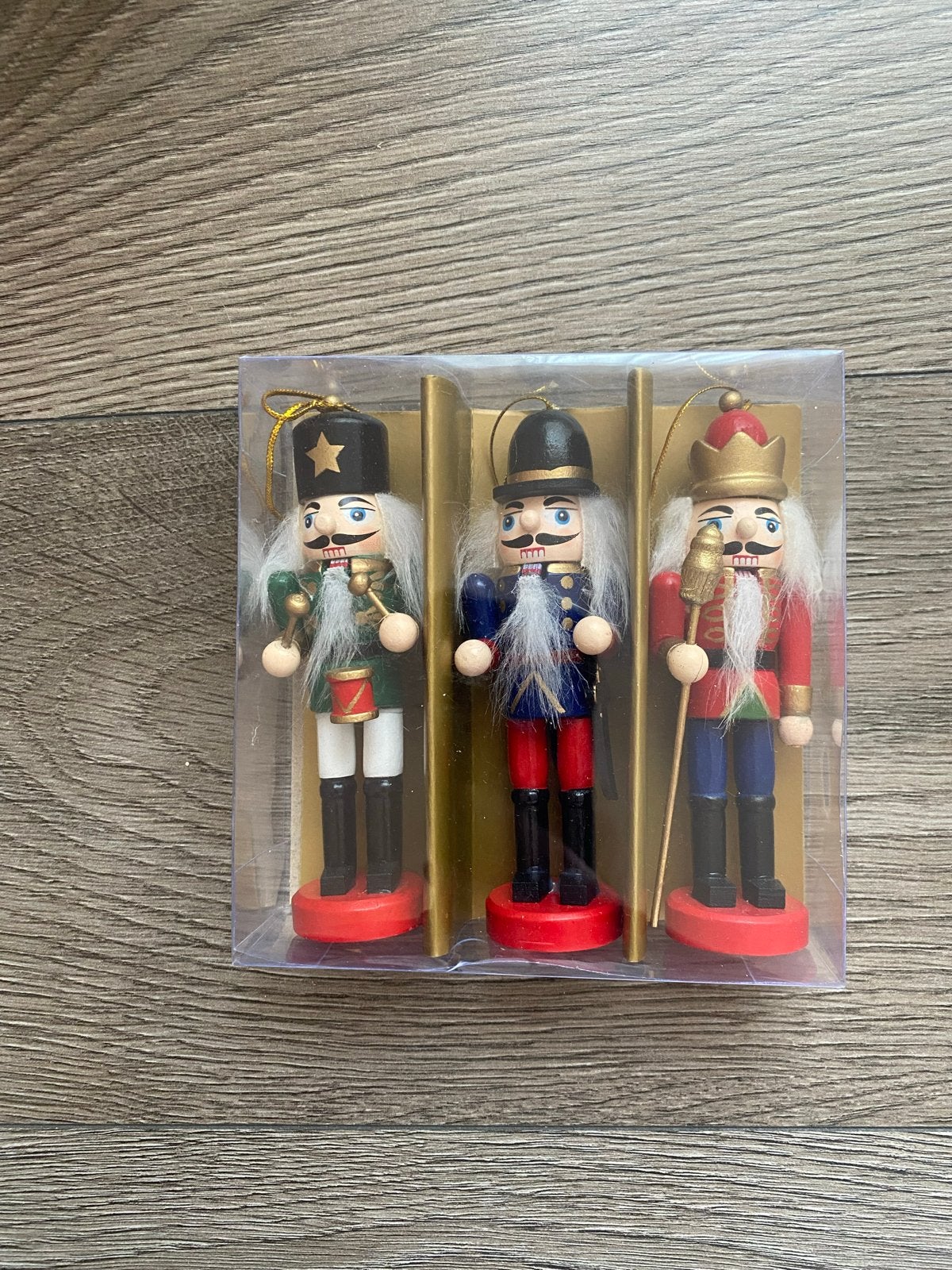3x kleine notenkrakers kerst, Ophalen of Verzenden, Zo goed als nieuw