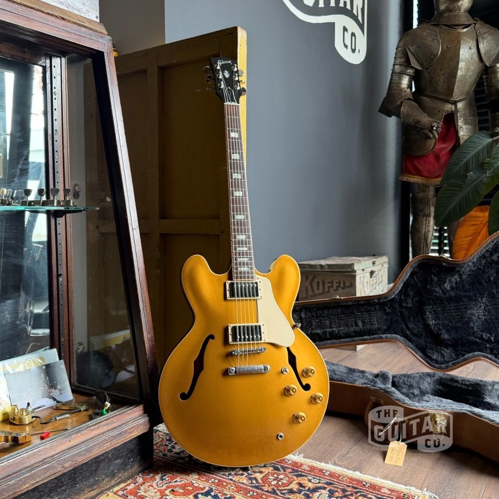 Gibson ES-335 Memphis Goldtop Limited Edition 2016, Muziek en Instrumenten, Ophalen of Verzenden, Zo goed als nieuw, Overige typen
