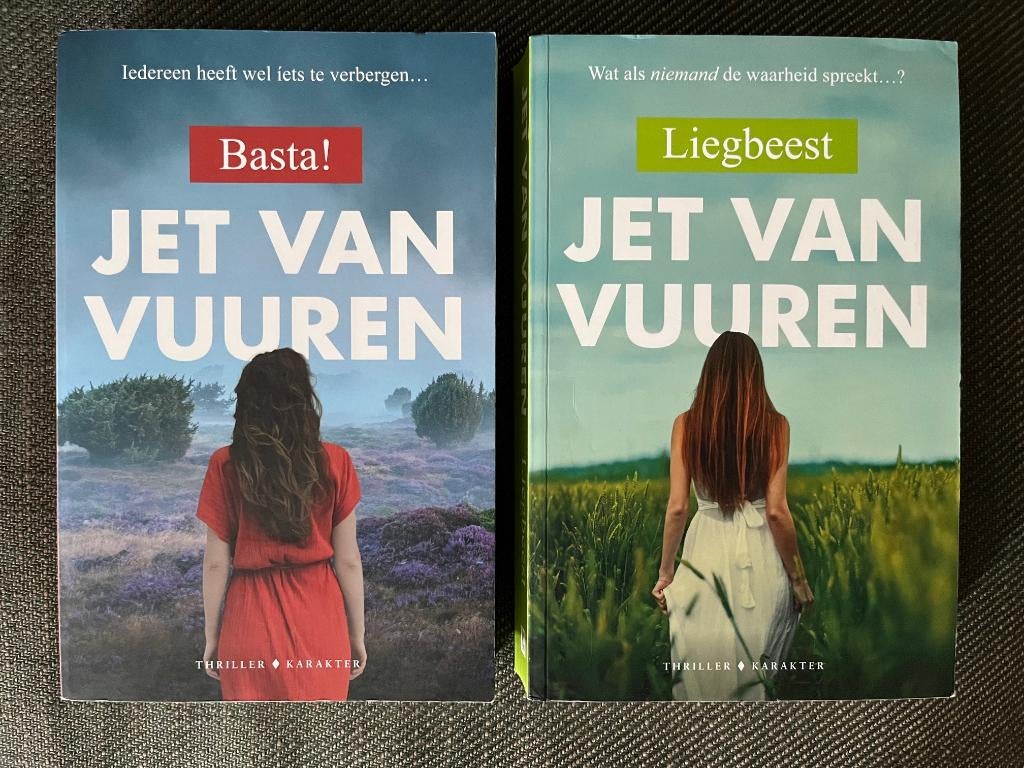 Jet van Vuuren - Basta! & Liegbeest. (2 voor €6,-), Ophalen of Verzenden, Zo goed als nieuw, 2 x Jet van Vuuren