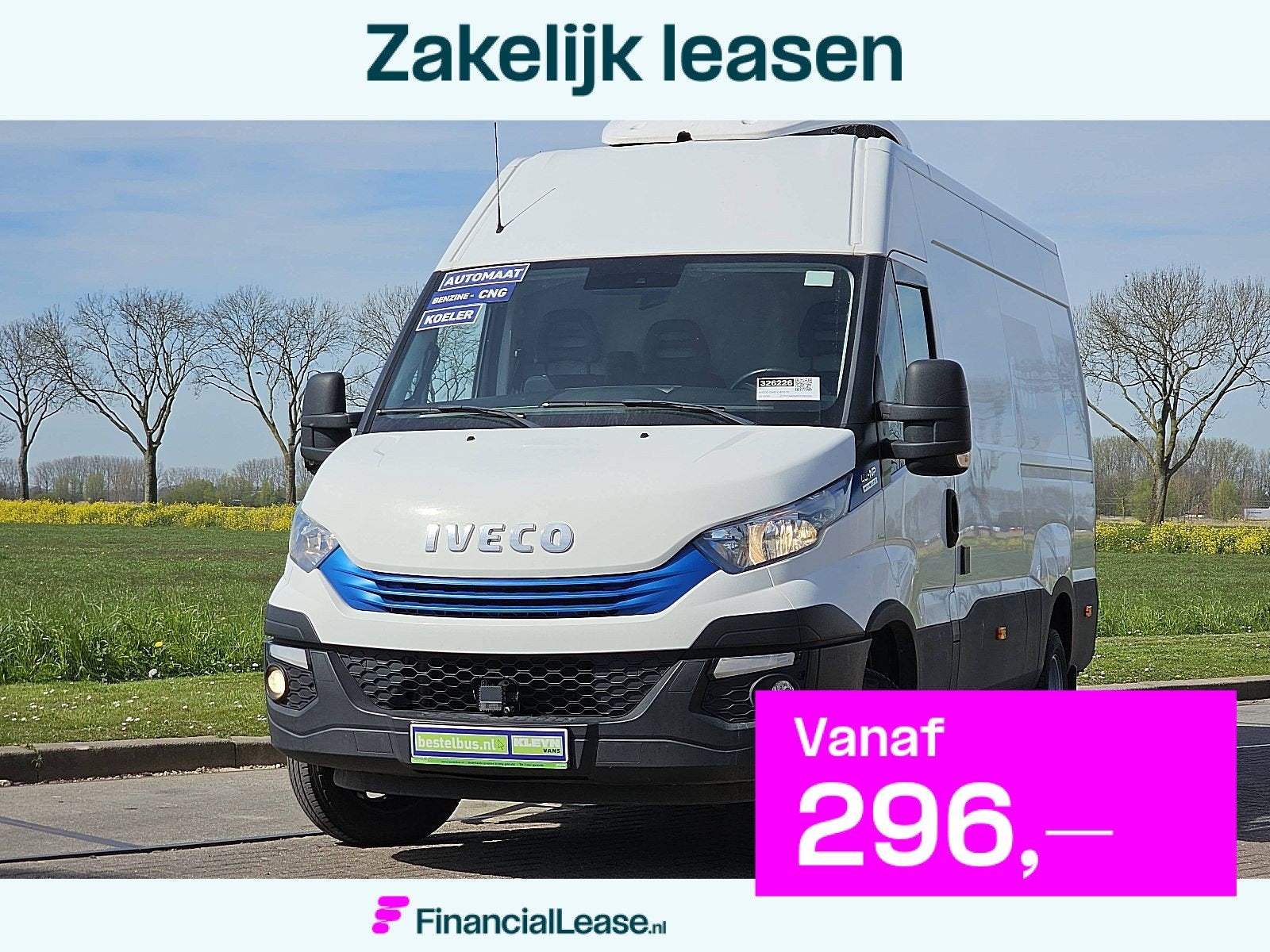 IVECO DAILY 40C15 cng koelwagen d/n!, Automaat, 136 pk, Gebruikt, Euro 6