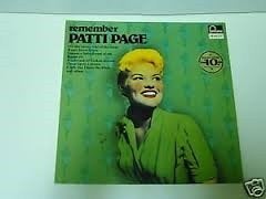 Patti Page ‎  Remember... Patti Page  lp, Gebruikt, Ophalen of Verzenden, 12 inch, Beschermende buitenhoes