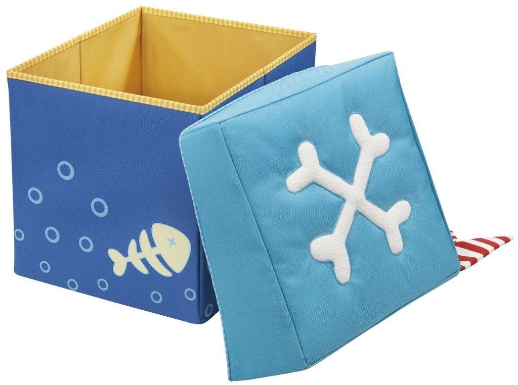 Zitkubus poef Opbergbox Speelgoedmand Piraat Haba, Nieuw, Ophalen of Verzenden, Haba, Kundenservice@haba.de