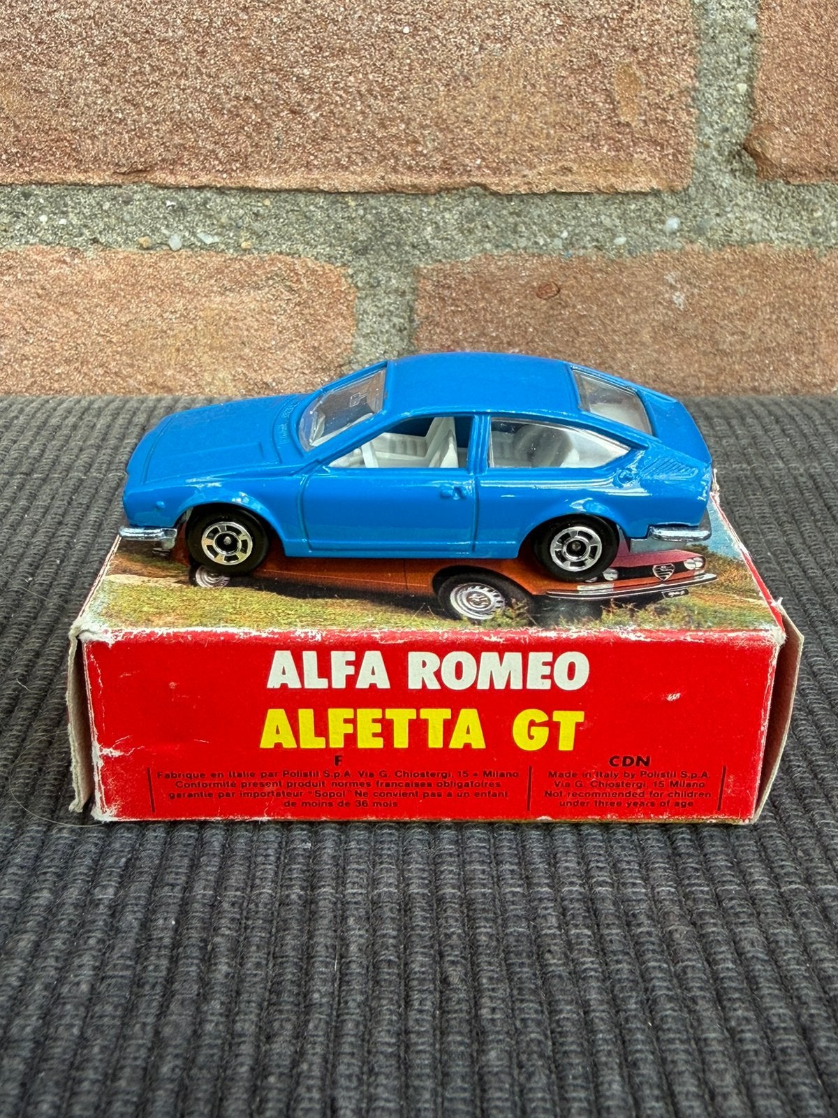 Polistil RJ-48 Alfa Romeo Alfetta GT, Ophalen of Verzenden, Zo goed als nieuw, Auto