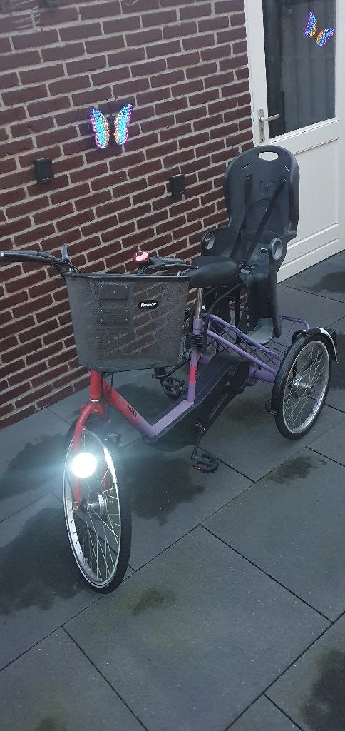 Driewiel fiets HUKA type ATC, Ophalen, Gebruikt, Trommelrem, Huka