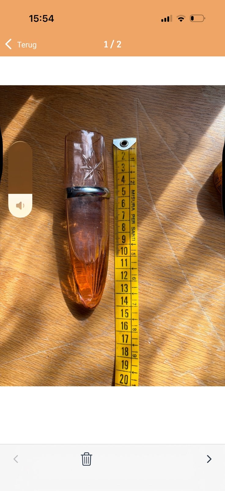 Vintage vaasje voor auto, Ophalen of Verzenden