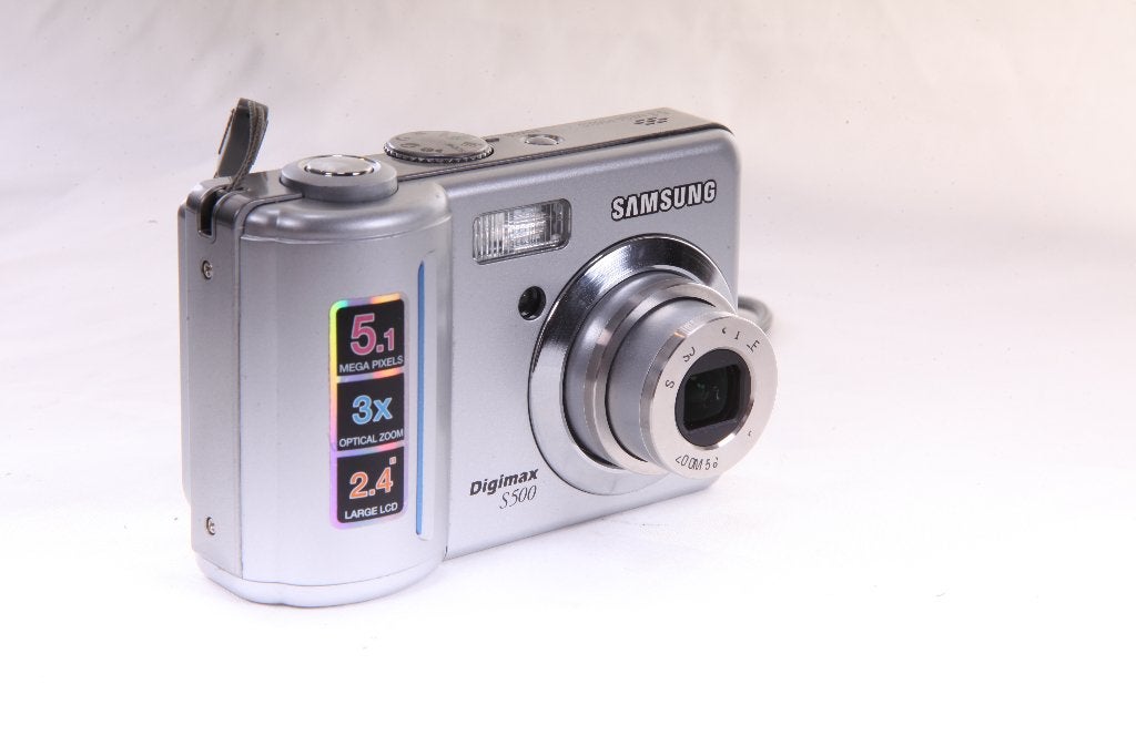 Samsung Digimax S500 Vintage Digitale Camera, Audio, Tv en Foto, Fotocamera's Digitaal, Ingebouwde flitser, Geheugenkaart, Ophalen of Verzenden
