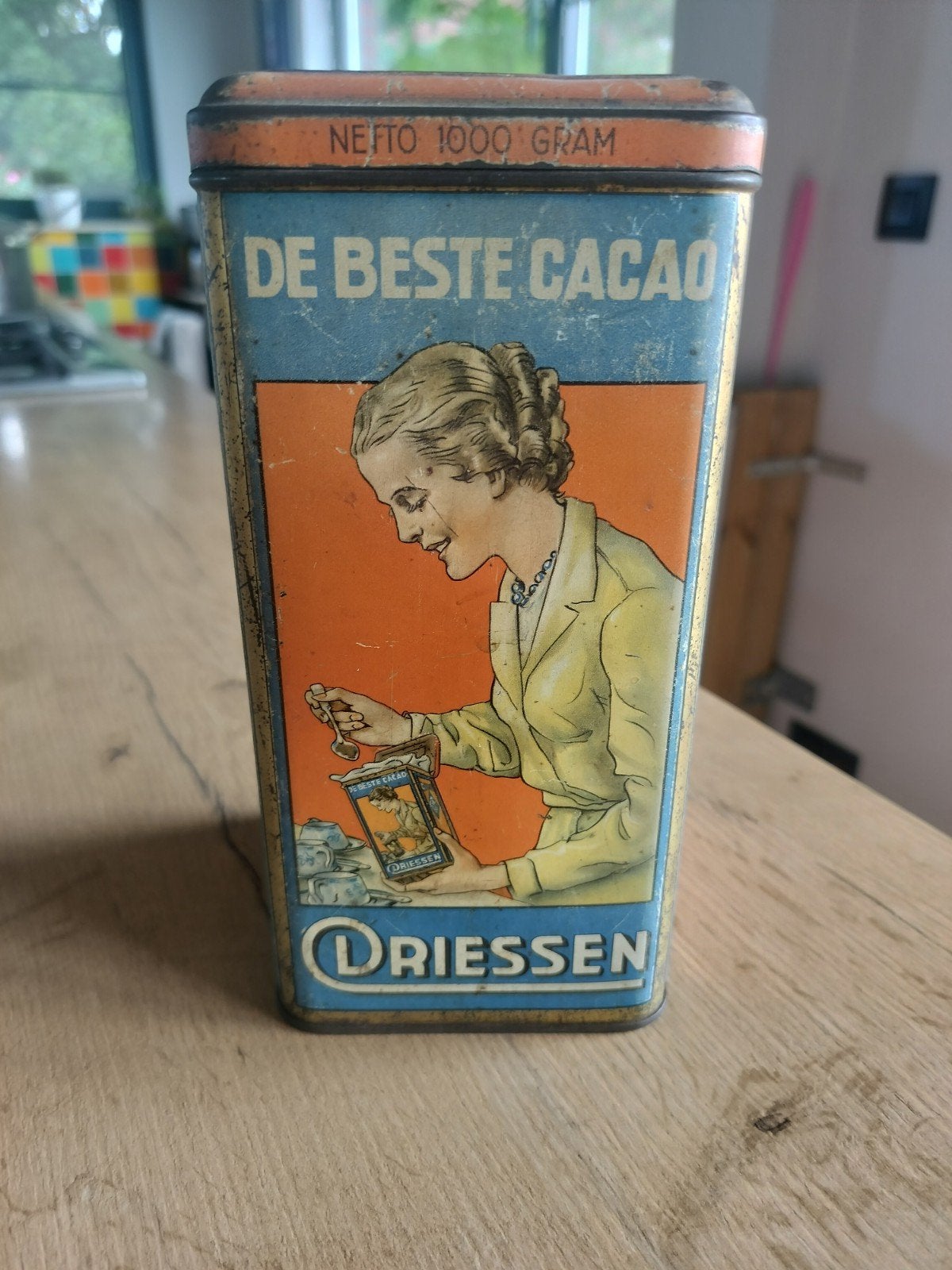 cacao blik Driessen, Ophalen of Verzenden, Gebruikt, Overige