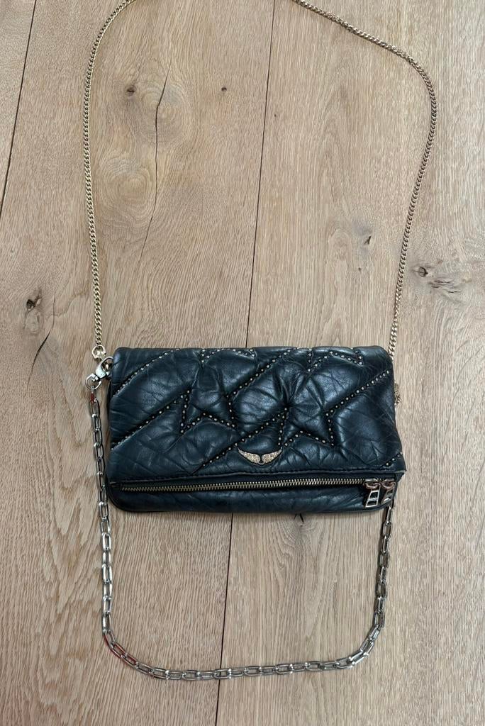 Zadig & Voltaire tas, Sieraden, Tassen en Uiterlijk, Tassen | Schoudertassen, Ophalen of Verzenden, Zo goed als nieuw, Zwart