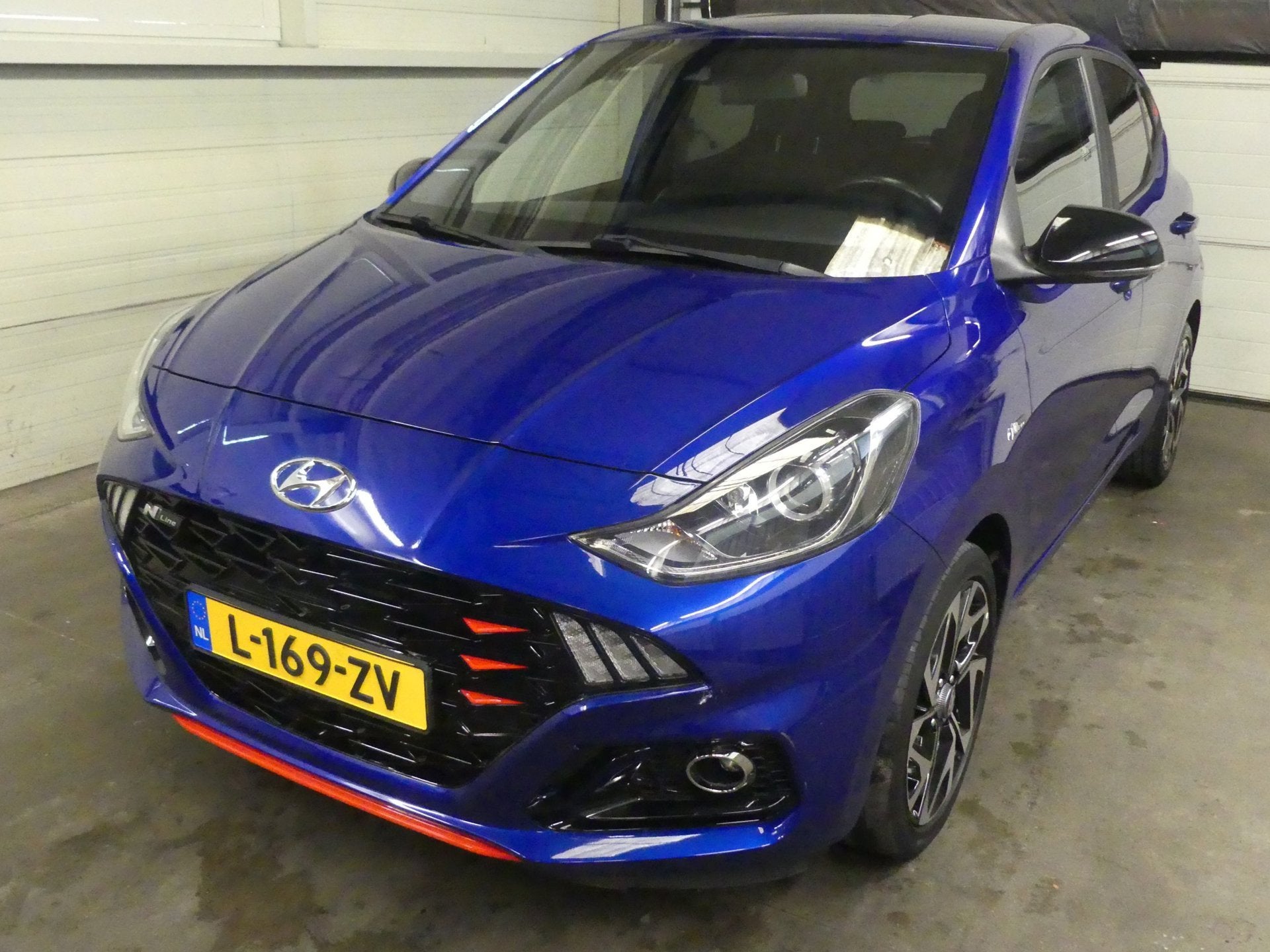 Hyundai I10 1.0 T-GDI N Line 5-zits - Stoelverwarming - Wein, Auto's, Hyundai, Bedrijf, Te koop, i10, ABS, Achteruitrijcamera