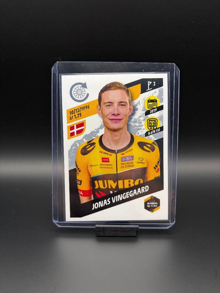 Jonas Vingegaard Panini Tour de France 2023 Sticker Jumbo, Verzenden, Zo goed als nieuw, Overige sporten, Poster, Plaatje of Sticker