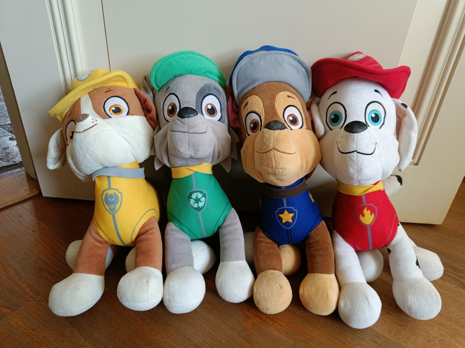 Paw Patrol Knuffels - Set van 4, Ophalen, Hond, Zo goed als nieuw, Middelgroot (20 tot 80 cm)