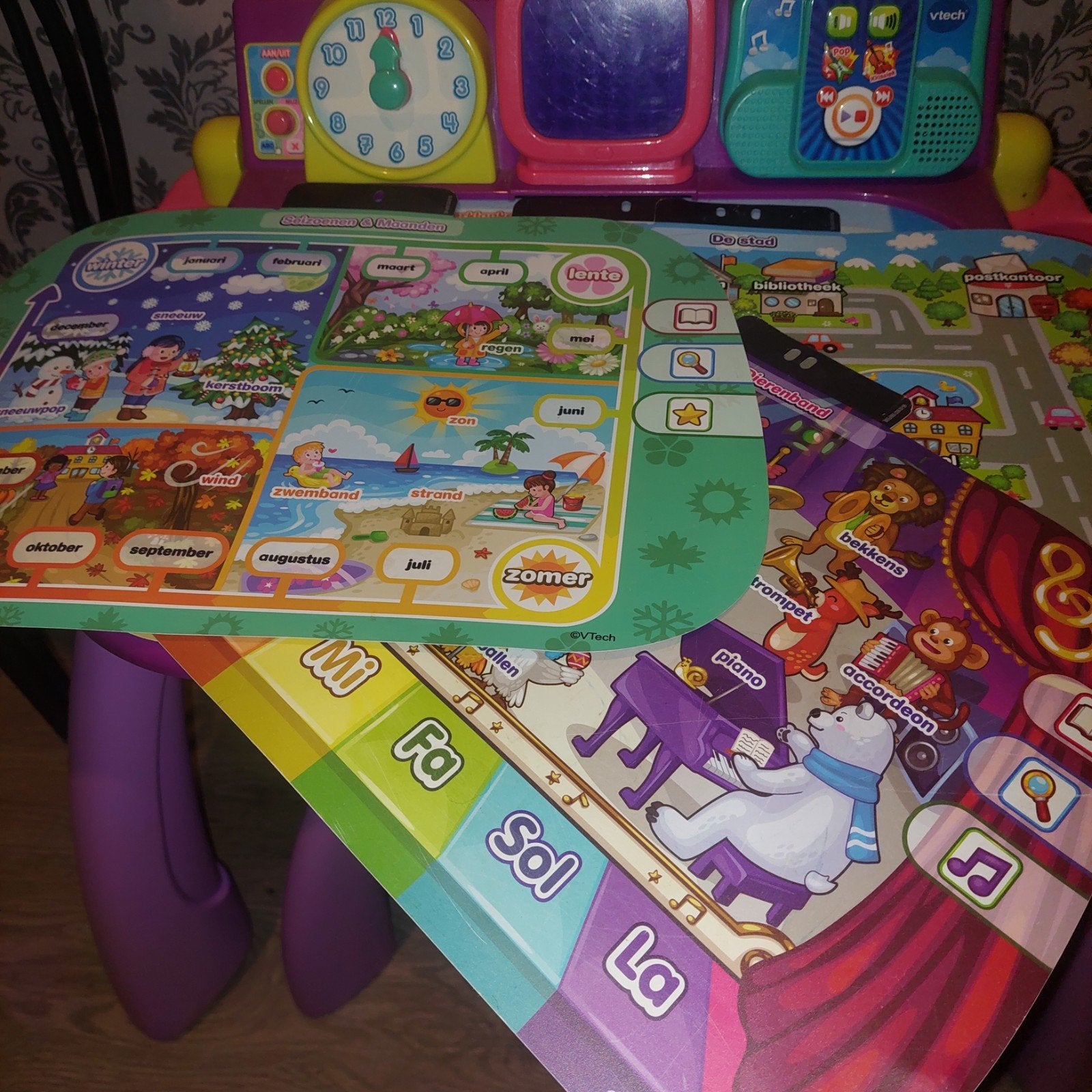 leuk leer speel tafeltje., Ophalen, 4 tot 6 jaar
