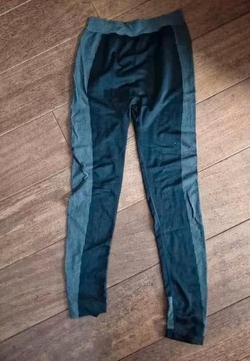 Donkere Hema legging met streep maat M, Legging, Zwart, Maat 40/42 (M), Ophalen of Verzenden