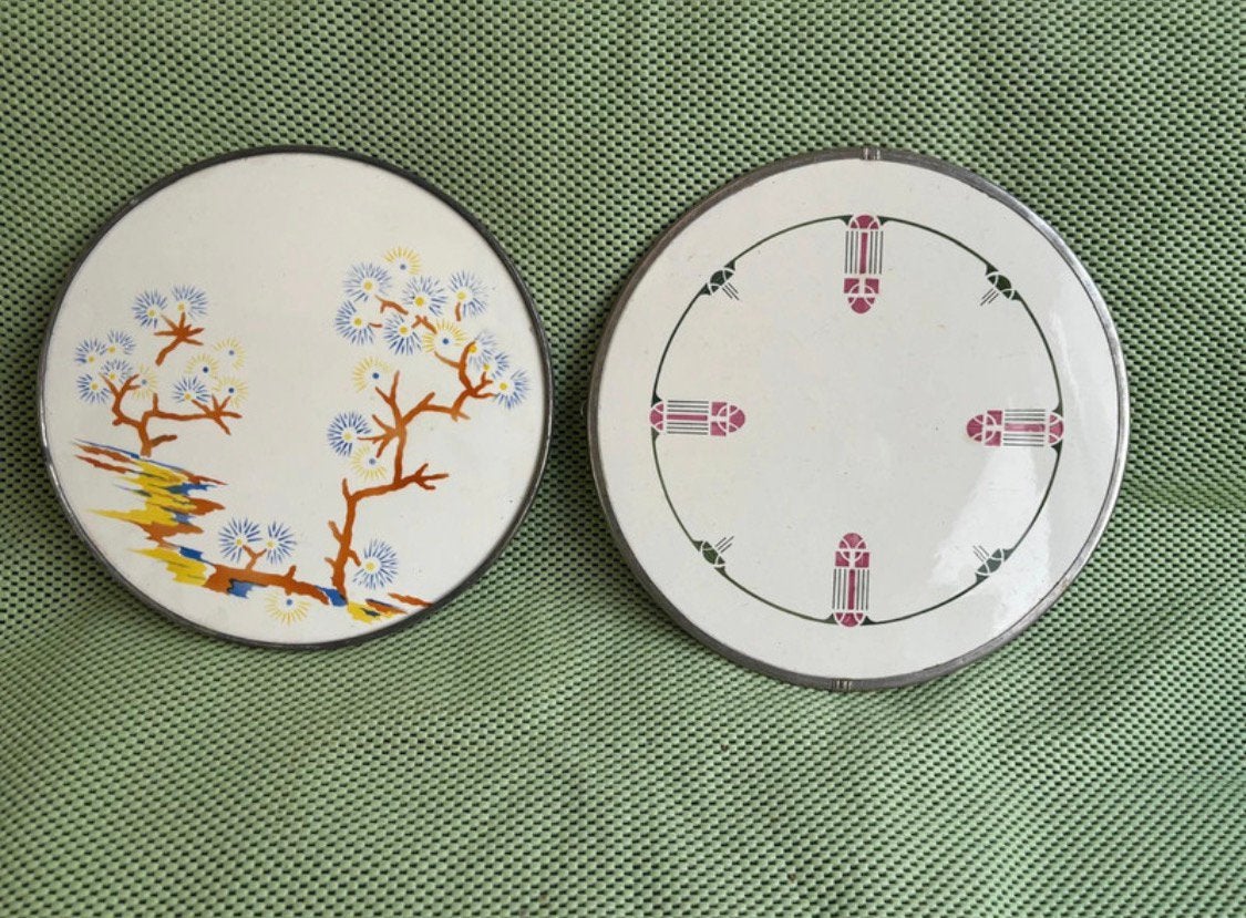 This is a vintage German porcelain 2 pcs., Huis en Inrichting, Woonaccessoires | Onderzetters, Ophalen of Verzenden, Zo goed als nieuw