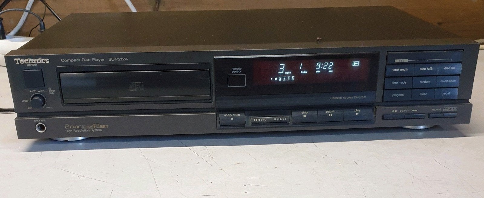 Technics sl-p12a cd speler, Ophalen of Verzenden, Gebruikt, Technics
