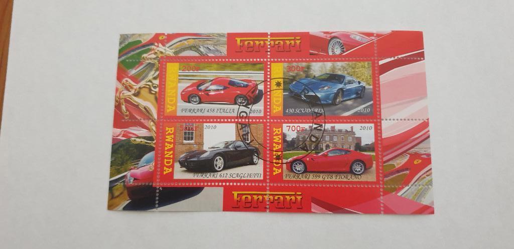 5394 rwanda ferrari, Verzenden, Overige landen