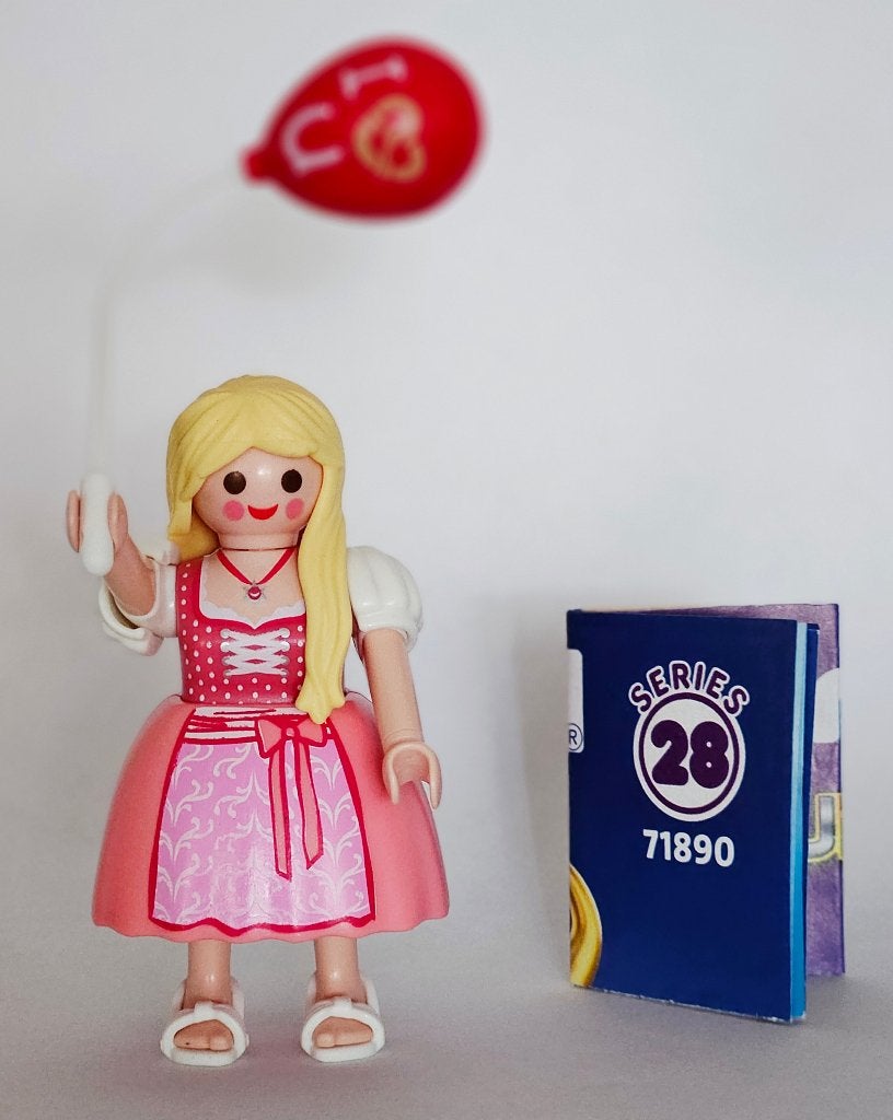 Playmobil Figure 28 Dame Oktober feest Dirndl Oostenrijk Dui, Kinderen en Baby's, Ophalen of Verzenden, Nieuw, Complete set, Figuren