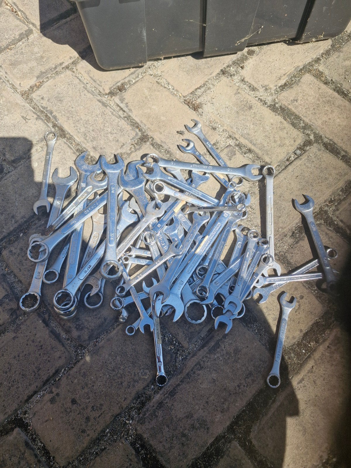 Grote partij divers handgereedschap, Doe-het-zelf en Verbouw, Gereedschap | Handgereedschap, Ophalen, Gebruikt, Sleutel/ratel