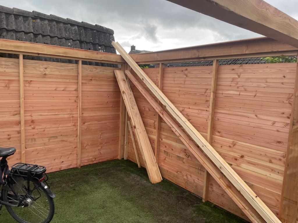 3 potdeksel douglas  rabat planken 250 cm, Doe-het-zelf en Verbouw, Hout en Planken, Ophalen, Nieuw, Overige typen