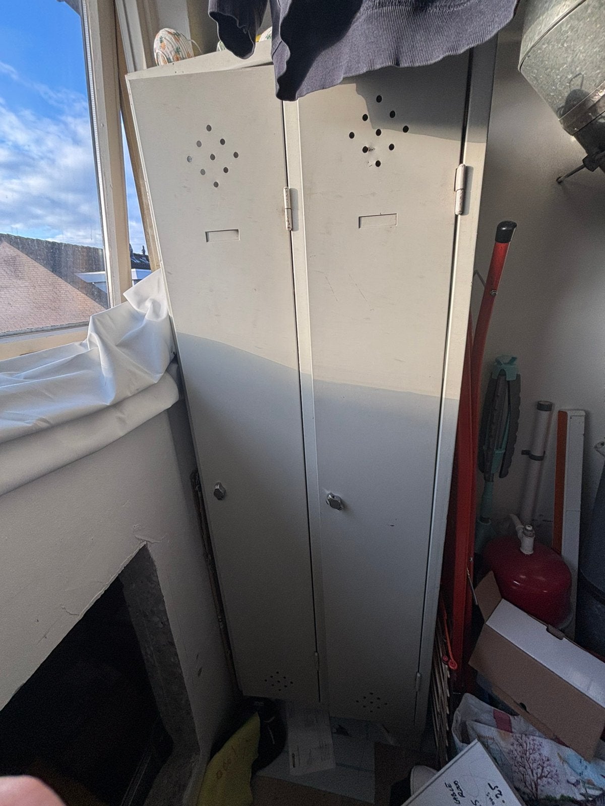 2 zware lockerkasten, Ophalen, Gebruikt
