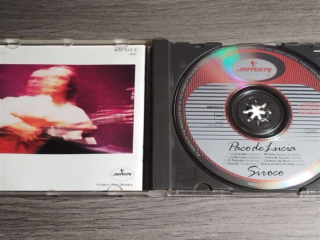 Paco De Lucia – Siroco, Cd's en Dvd's, Cd's | Latin en Salsa, Ophalen of Verzenden, Gebruikt