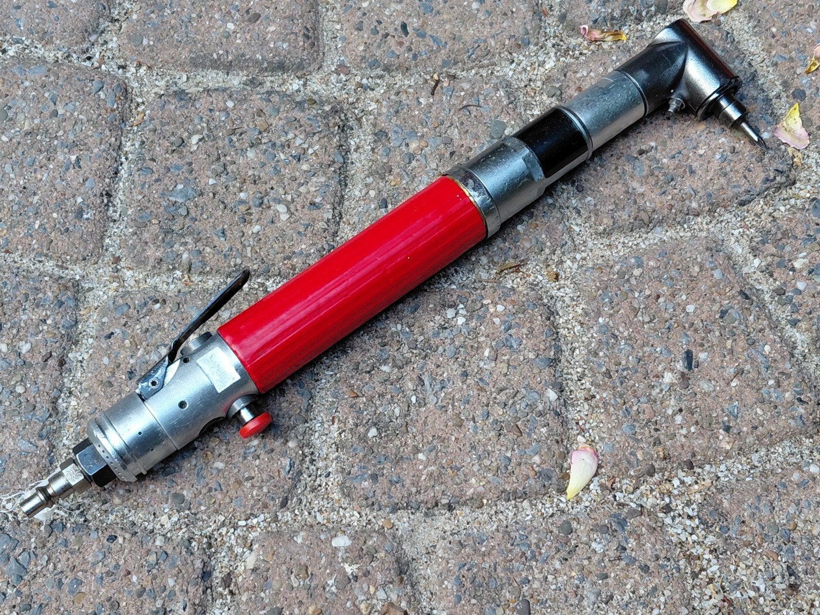pneumatische haakse schroevendraaier, ratel van Desoutter, Ophalen of Verzenden, Zo goed als nieuw, Boor- en Schroefmachine
