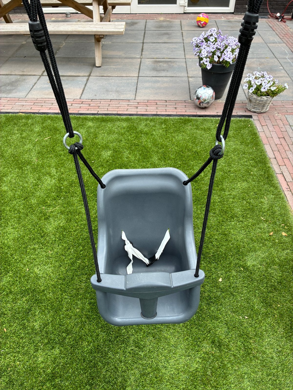 Baby schommelstoel met veiligheidsgordel, Ophalen, Gebruikt, Schommel