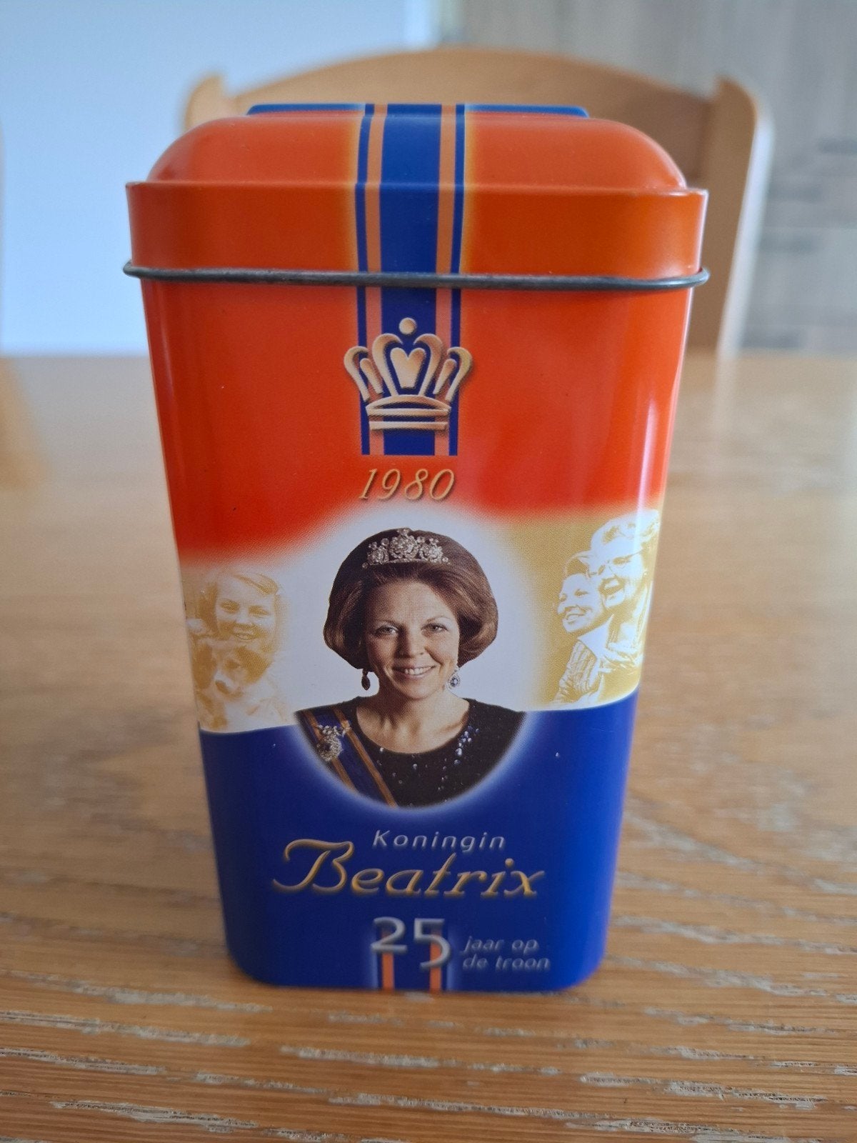 Blik De Ruijter 25 jaar op de troon Koningin Beatrix, Verzamelen, Ophalen of Verzenden, Zo goed als nieuw, Overige typen