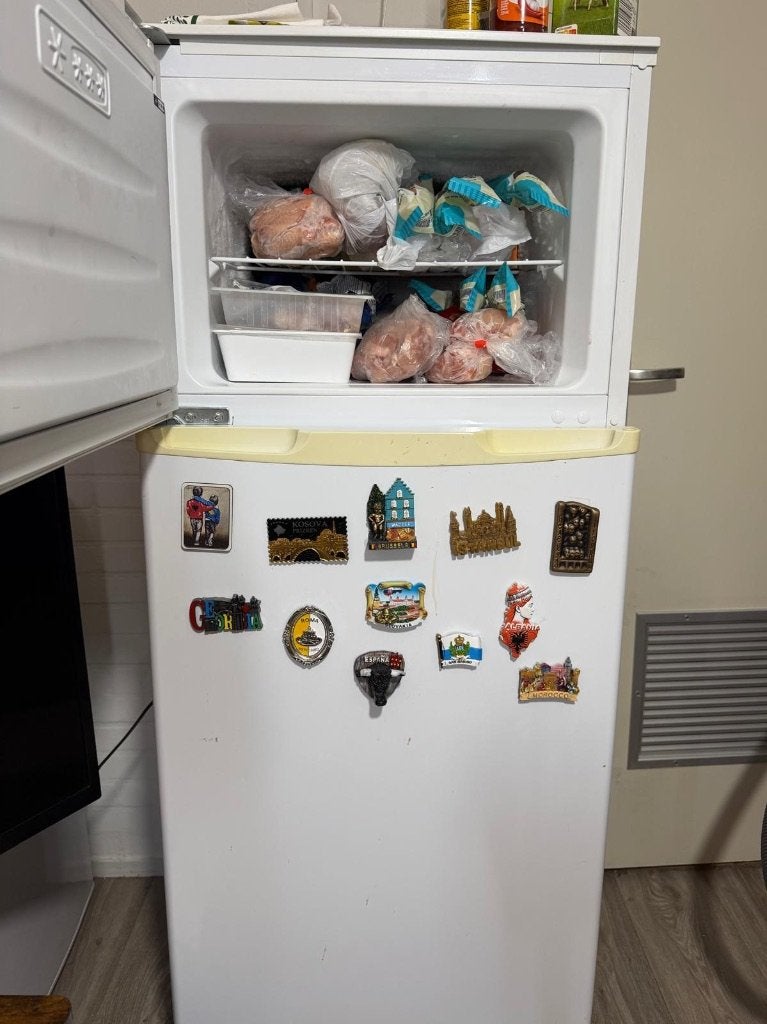 Fridge, Ophalen, Gebruikt, 140 tot 160 cm, 45 tot 60 cm